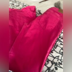 Hollister Hot pink flare jeans